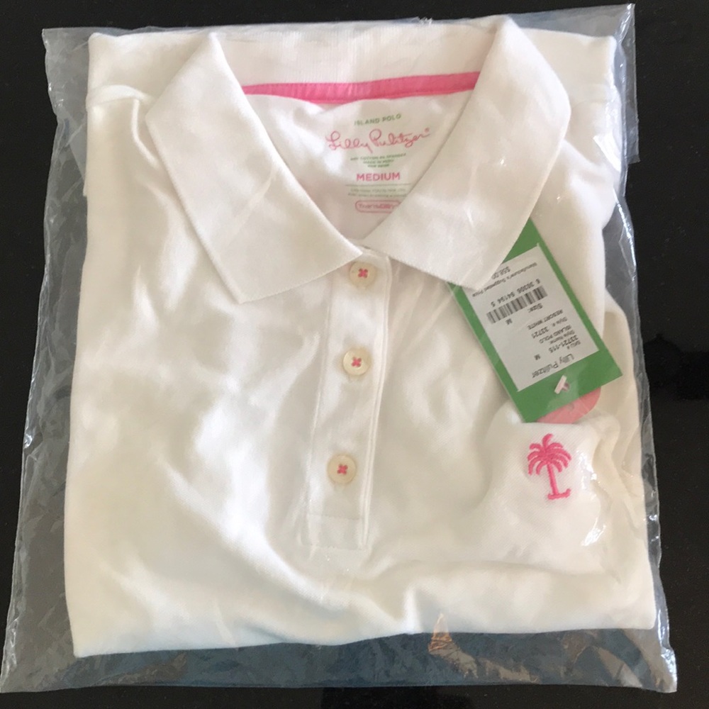 Lilly Pulitzer white polo